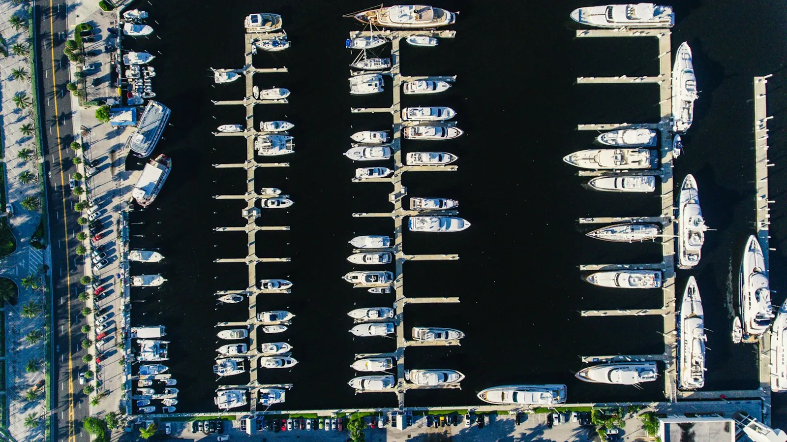 Marina from above